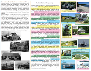 Jackson Harbor Inn Brochure Back - Washington Island, Wisconsin - Lodging in Door County WI